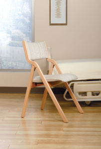 Plyfold by patient bed