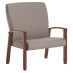 Patient Chair, 30" Seat, with Wood Cap