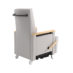 Patient Recliner shown with Upholstered Arm Insert Panel and Pushbar