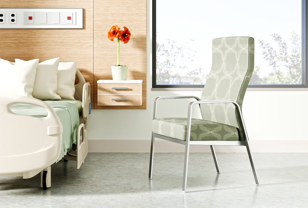 hale patient chair in patient room