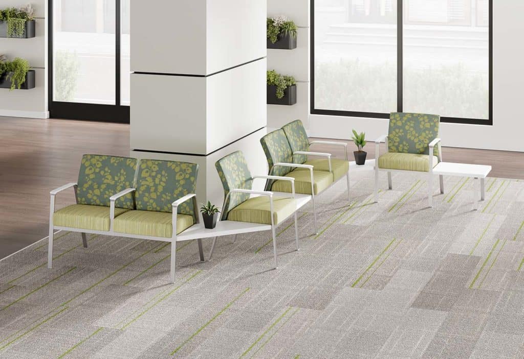 Hale Modular Tables, shown in Lobby