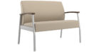 Loveseat, Metal Frame, Continuous Seat Canton Loveseat, Metal Frame, Continuous Seat