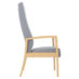 Flex Back Chair, Wood Arm, High Back Monroe Flex Back Chair, Wood Arm, High Back