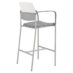 Bar Stool with Arms, Uph Seat, Plastic Back Upland Stool with Arms, Uph Seat, Plastic Back