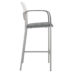 Bar Stool with Arms, Uph Seat, Plastic Back Upland Bar Stool with Arms, Uph Seat, Plastic Back