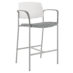 Bar Stool with Arms, Wide, Uph Seat, Plastic Back Upland Bar Stool with Arms, Wide, Uph Seat, Plastic Back