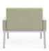 Chair, Wide, Fully Upholstered with Metal Frame, Solid Surface Arm Caps Chair, Wide, Fully Upholstered with Metal Frame, Solid Surface Arm Caps
