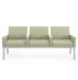 Loveseat with Center Arm, Fully Upholstered with Metal Frame, Solid Surface Arm Caps Loveseat with Center Arm, Fully Upholstered with Metal Frame, Solid Surface Arm Caps